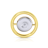 Reversible Bullseye Brooch