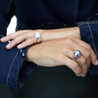 Swirl Pillbox Ring