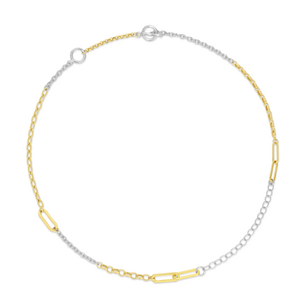 Petite Patchwork Chain Necklace