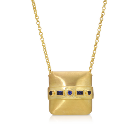 Pillow Pendant Necklace
