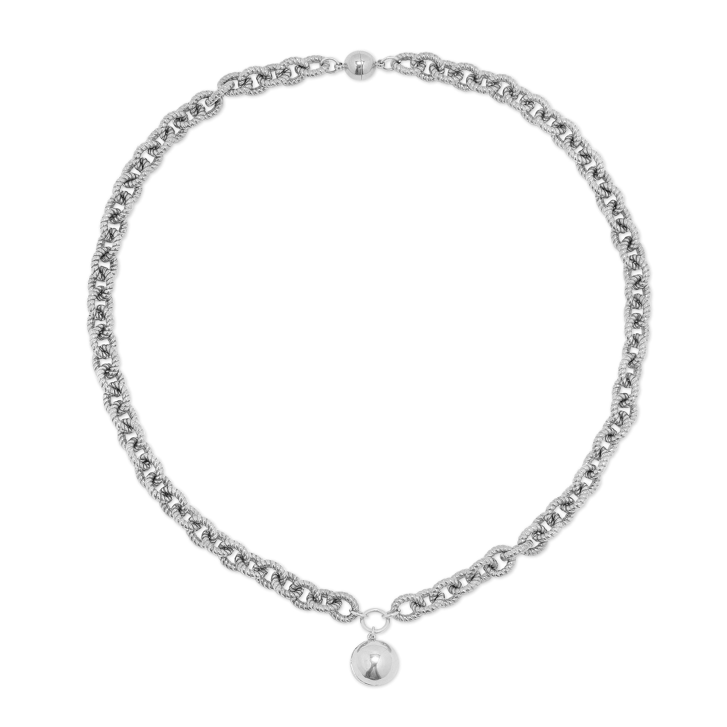 Chunky Silver Necklace | Monbouquette Jewelry