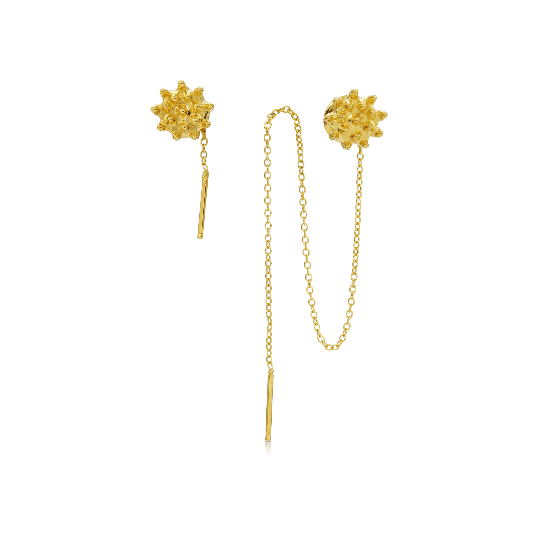 Spool Stud Earrings - Monbouquette