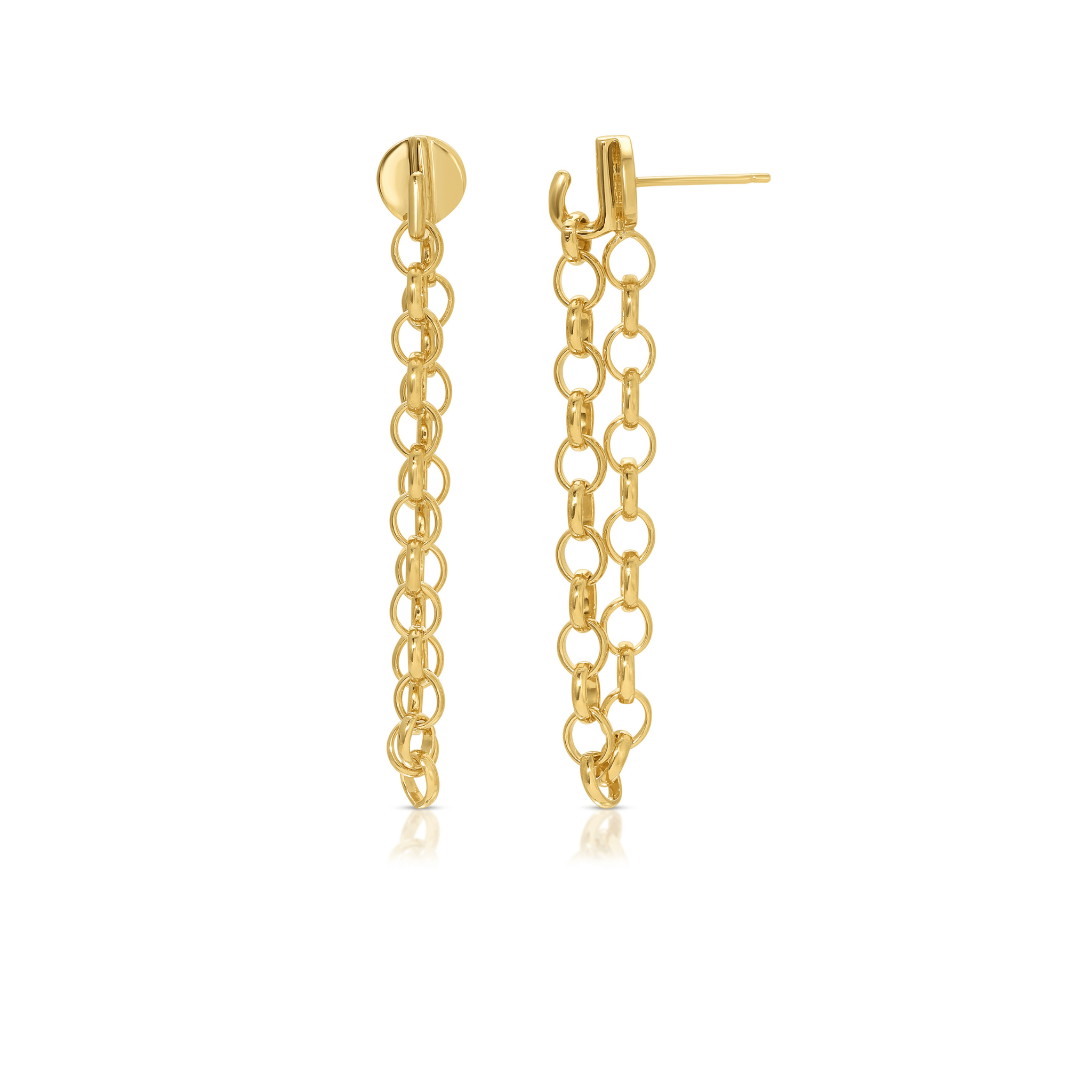 Hooked Stud Earrings - Monbouquette