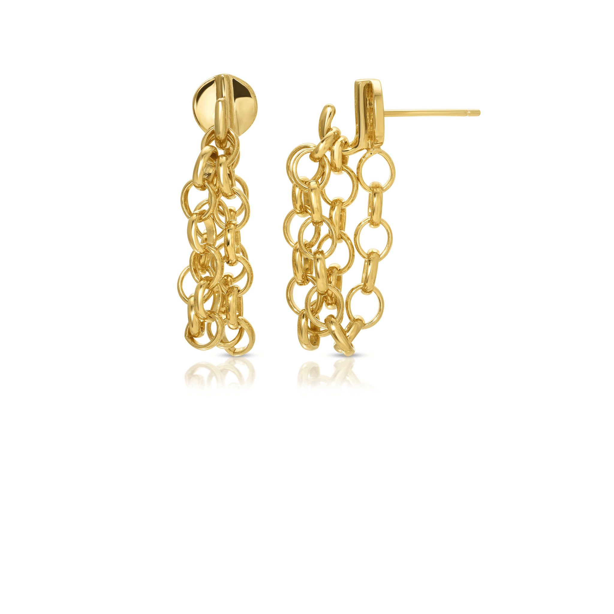 Hooked Stud Earrings - Monbouquette