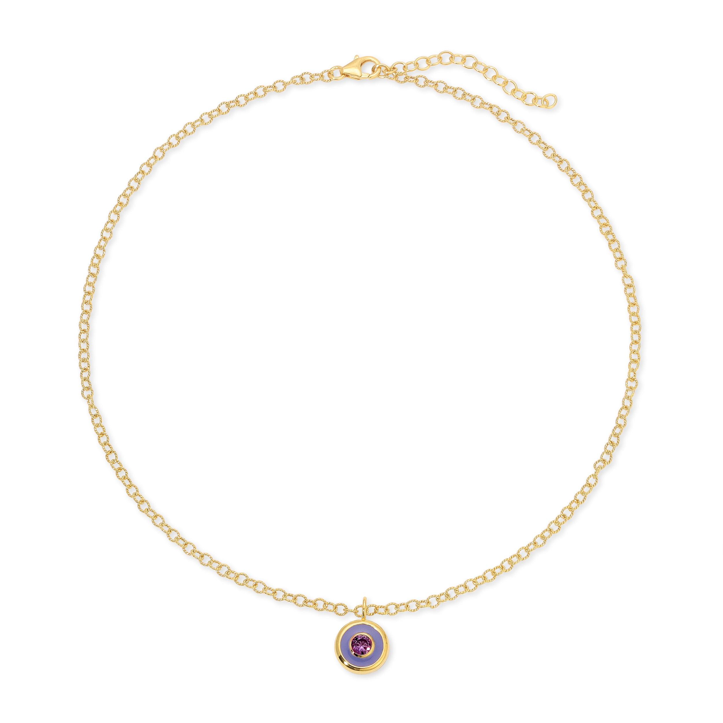 Reversible Coin Necklace - Monbouquette