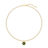 Reversible Coin Necklace - Monbouquette