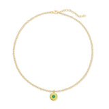 Reversible Coin Necklace - Monbouquette