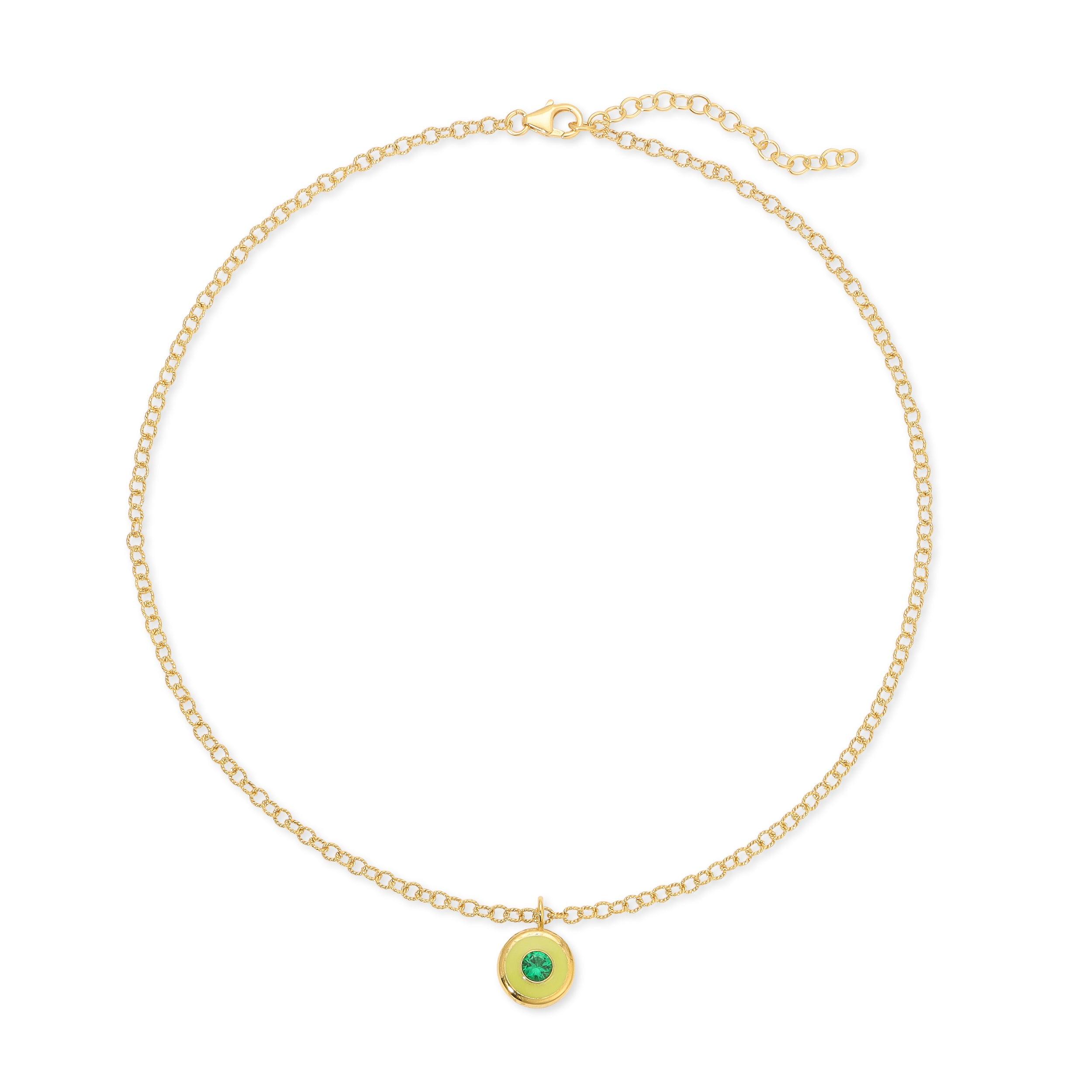 Reversible Coin Necklace - Monbouquette